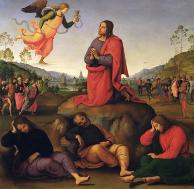 La agonía en el jardín, 1492 de Pietro Perugino